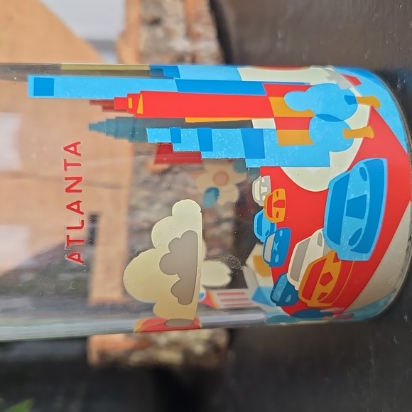 Starbucks Tumblers Lot- Atlanta YOU ARE HERE Collection glass bottle with lid - Picture 3 of 17